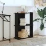 Librería de 3 estantes madera de ingeniería negro 60x30x80 cm de , Librerías y estanterías - Ref: Foro24-860257, Precio: 42,0...