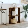 Librería 3 estantes madera ingeniería roble ahumado 60x30x80 cm by , Bookcases and shelves - Ref: Foro24-860260, Price: 41,44...