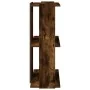 Librería 3 estantes madera ingeniería roble ahumado 60x30x80 cm by , Bookcases and shelves - Ref: Foro24-860260, Price: 41,44...