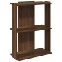 Librería 3 estantes madera ingeniería marrón roble 60x30x80 cm de , Librerías y estanterías - Ref: Foro24-860262, Precio: 43,...