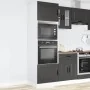 Armarios para horno 2 uds Lucca negra madera de ingeniería de , Armarios de cocina - Ref: Foro24-3315032, Precio: 230,78 €, D...