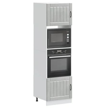Armarios para horno 2uds Kalmar gris hormigón madera ingeniería by , Kitchen cabinets - Ref: Foro24-3315045, Price: 191,11 €,...