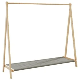 Perchero con estantes bambú 106x34x102 cm by , Dresser Organizers and Bar Hangers - Ref: Foro24-4008906, Price: 38,21 €, Disc...