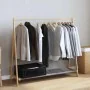 Perchero con estantes bambú 106x34x102 cm by , Dresser Organizers and Bar Hangers - Ref: Foro24-4008906, Price: 38,21 €, Disc...