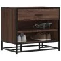 Banco zapatero madera de ingeniería roble marrón 60x40x53,5 cm by , Benches for halls and storage - Ref: Foro24-849223, Price...