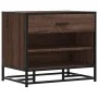 Banco zapatero madera de ingeniería roble marrón 60x40x53,5 cm by , Benches for halls and storage - Ref: Foro24-849223, Price...
