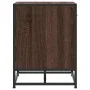 Banco zapatero madera de ingeniería roble marrón 60x40x53,5 cm by , Benches for halls and storage - Ref: Foro24-849223, Price...
