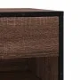 Banco zapatero madera de ingeniería roble marrón 60x40x53,5 cm by , Benches for halls and storage - Ref: Foro24-849223, Price...
