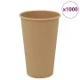 Tazas de café de papel 1000 uds 16oz 400ml marrón de , Vasos desechables - Ref: Foro24-4102797, Precio: 87,29 €, Descuento: %