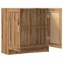 Armario libros madera ingeniería roble artisan 82,5x30,5x80 cm by , Bookcases and shelves - Ref: Foro24-856147, Price: 67,91 ...