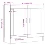 Armario libros madera ingeniería roble artisan 82,5x30,5x80 cm by , Bookcases and shelves - Ref: Foro24-856147, Price: 67,91 ...