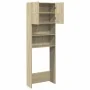 Armario de lavadora madera color roble sonoma 64x25,5x190 cm von , Zubehör für Waschmaschinen und Trockner - Ref: Foro24-8496...