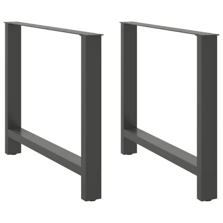 Patas de mesa de centro antracita 2 uds 100x(72-73) cm acero von , Tischbeine - Ref: Foro24-4013322, Preis: 110,72 €, Rabatt: %