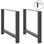 Patas de mesa de centro antracita 2 uds 100x(72-73) cm acero von , Tischbeine - Ref: Foro24-4013322, Preis: 110,72 €, Rabatt: %