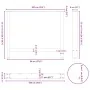 Patas de mesa de centro antracita 2 uds 100x(72-73) cm acero von , Tischbeine - Ref: Foro24-4013322, Preis: 110,72 €, Rabatt: %