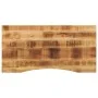 Tablero escritorio con curva madera mango rugosa 140x60x2,5 cm by , Table tops - Ref: Foro24-370189, Price: 106,73 €, Discoun...