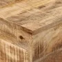 Mesa consola madera maciza mango rugosa y hierro 110x30x75 cm by , Side tables - Ref: Foro24-376066, Price: 163,52 €, Discoun...