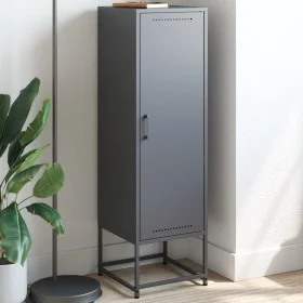 Aparador de acero gris antracita 36x39x123 cm by , Sideboards - Ref: Foro24-846526, Price: 100,16 €, Discount: %
