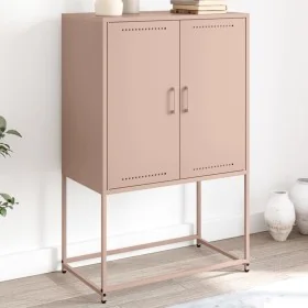 Aparador de acero rosa 68,5x38,5x107 cm by , Sideboards - Ref: Foro24-846507, Price: 80,76 €, Discount: %