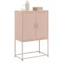 Aparador de acero rosa 68,5x38,5x107 cm by , Sideboards - Ref: Foro24-846507, Price: 81,52 €, Discount: %