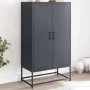 Aparador de acero gris antracita 68,5x38,5x123,5 cm de , Aparadores - Ref: Foro24-846496, Precio: 151,63 €, Descuento: %