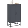 Aparador de acero gris antracita 68,5x38,5x123,5 cm de , Aparadores - Ref: Foro24-846496, Precio: 151,63 €, Descuento: %