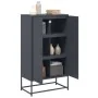Aparador de acero gris antracita 68,5x38,5x123,5 cm de , Aparadores - Ref: Foro24-846496, Precio: 151,63 €, Descuento: %