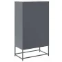 Aparador de acero gris antracita 68,5x38,5x123,5 cm de , Aparadores - Ref: Foro24-846496, Precio: 151,63 €, Descuento: %