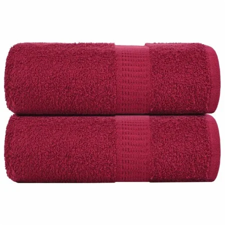 Toallas invitados 2 uds 100% algodón burdeos 30x50 cm 360 gsm by , Towels - Ref: Foro24-136731, Price: 14,71 €, Discount: %