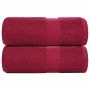 Toallas invitados 2 uds 100% algodón burdeos 30x50 cm 360 gsm by , Towels - Ref: Foro24-136731, Price: 14,71 €, Discount: %