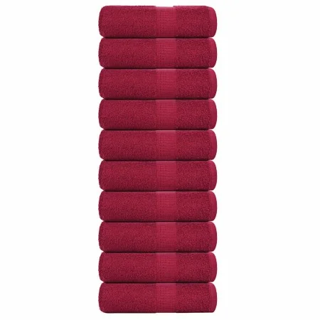 Toallas invitados 10 uds 100% algodón burdeos 30x50 cm 360 gsm by , Towels - Ref: Foro24-136733, Price: 28,16 €, Discount: %