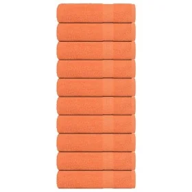 Toallas de invitados 10uds 100% algodón naranja 70x140cm 360gsm by , Towels - Ref: Foro24-136907, Price: 75,71 €, Discount: %