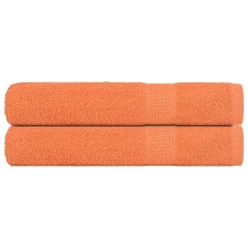 Toallas de sauna 2 uds 100% algodón naranja 80x200 cm 360 gsm by , Towels - Ref: Foro24-136911, Price: 28,63 €, Discount: %