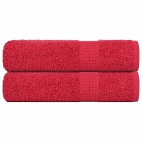 Toallas de mano 2 uds 100% algodón rojo 50x100 cm 360 gsm von , Handtücher - Ref: Foro24-136926, Preis: 15,43 €, Rabatt: %