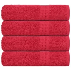 Toallas de ducha 4 uds 100% algodón rojo 70x140 cm 360 gsm by , Towels - Ref: Foro24-136930, Price: 33,58 €, Discount: %