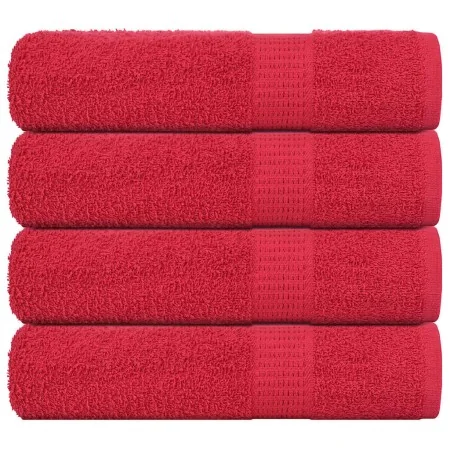 Toallas de ducha 4 uds 100% algodón rojo 70x140 cm 360 gsm by , Towels - Ref: Foro24-136930, Price: 33,58 €, Discount: %