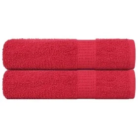 Toallas de baño 2 uds rojo 100x150 cm 360 gsm 100% algodón von , Handtücher - Ref: Foro24-136932, Preis: 27,58 €, Rabatt: %