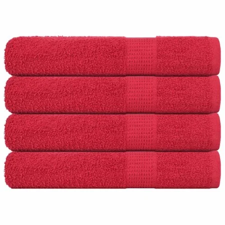 Toallas 4 uds rojo 100x200 cm 360 gsm 100% algodón von , Handtücher - Ref: Foro24-136939, Preis: 56,72 €, Rabatt: %