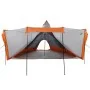 Tienda familiar tipi para 6 personas impermeable gris naranja by , tents - Ref: Foro24-4009447, Price: 210,03 €, Discount: %