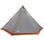 Tienda familiar tipi para 6 personas impermeable gris naranja by , tents - Ref: Foro24-4009447, Price: 210,03 €, Discount: %