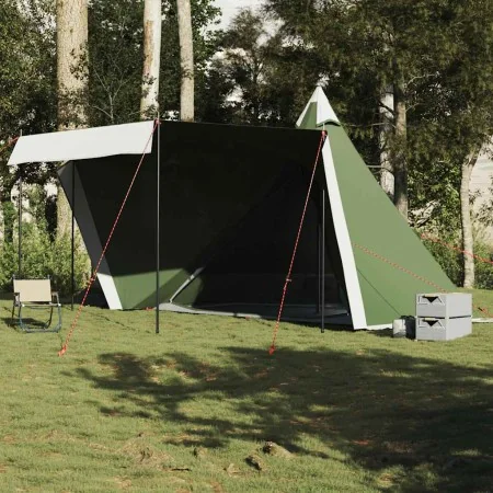 Tienda de campaña familiar tipi 6 personas impermeable verde by , tents - Ref: Foro24-4009445, Price: 210,03 €, Discount: %