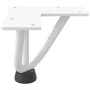 Patas de mesa tipo horquilla 4 uds acero macizo blanco 10 cm by , Table legs - Ref: Foro24-4012429, Price: 28,79 €, Discount: %