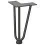 Patas de mesa tipo horquilla 4 uds acero macizo antracita 20 cm by , Table legs - Ref: Foro24-4012434, Price: 41,44 €, Discou...