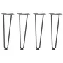 Patas de mesa tipo horquilla 4 uds acero macizo antracita 42 cm by , Table legs - Ref: Foro24-4012422, Price: 45,31 €, Discou...