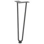 Patas de mesa tipo horquilla 4 uds acero macizo antracita 42 cm by , Table legs - Ref: Foro24-4012422, Price: 45,31 €, Discou...