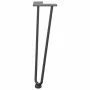 Patas de mesa tipo horquilla 4 uds acero macizo antracita 42 cm by , Table legs - Ref: Foro24-4012422, Price: 45,31 €, Discou...