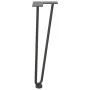 Patas de mesa tipo horquilla 4 uds acero macizo antracita 42 cm by , Table legs - Ref: Foro24-4012422, Price: 45,31 €, Discou...