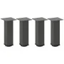 Patas para mesa de centro 4 uds acero antracita 30-32 cm by , Table legs - Ref: Foro24-4012462, Price: 64,32 €, Discount: %