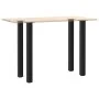 Patas para mesa de centro 4 uds acero negro 100-102 cm by , Table legs - Ref: Foro24-4012476, Price: 111,79 €, Discount: %