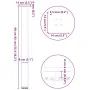 Patas para mesa de centro 4 uds acero antracita 90-92 cm de , Patas para mesas - Ref: Foro24-4012474, Precio: 97,15 €, Descue...